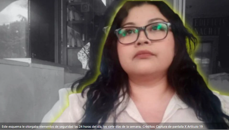 ‘Temo por mi vida’: María Fernanda Ferral denuncia que SSP retira medidas de protección