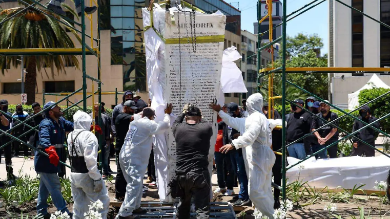 Aquí Nadie Olvida: el antimonumento que recuerda a más de 200 periodistas asesinados en México